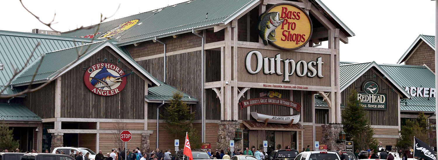 Tanger Outlets The Walk – Front Building of the Bass Pro Shop Outpost